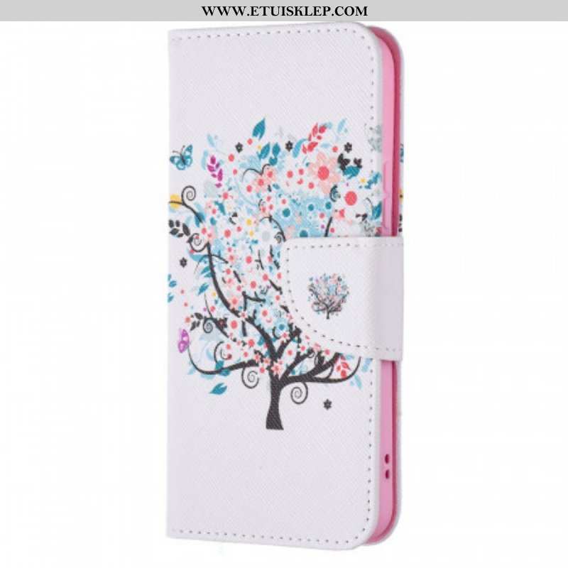 Etui Folio do Samsung Galaxy S22 5G Kwitnące Drzewo